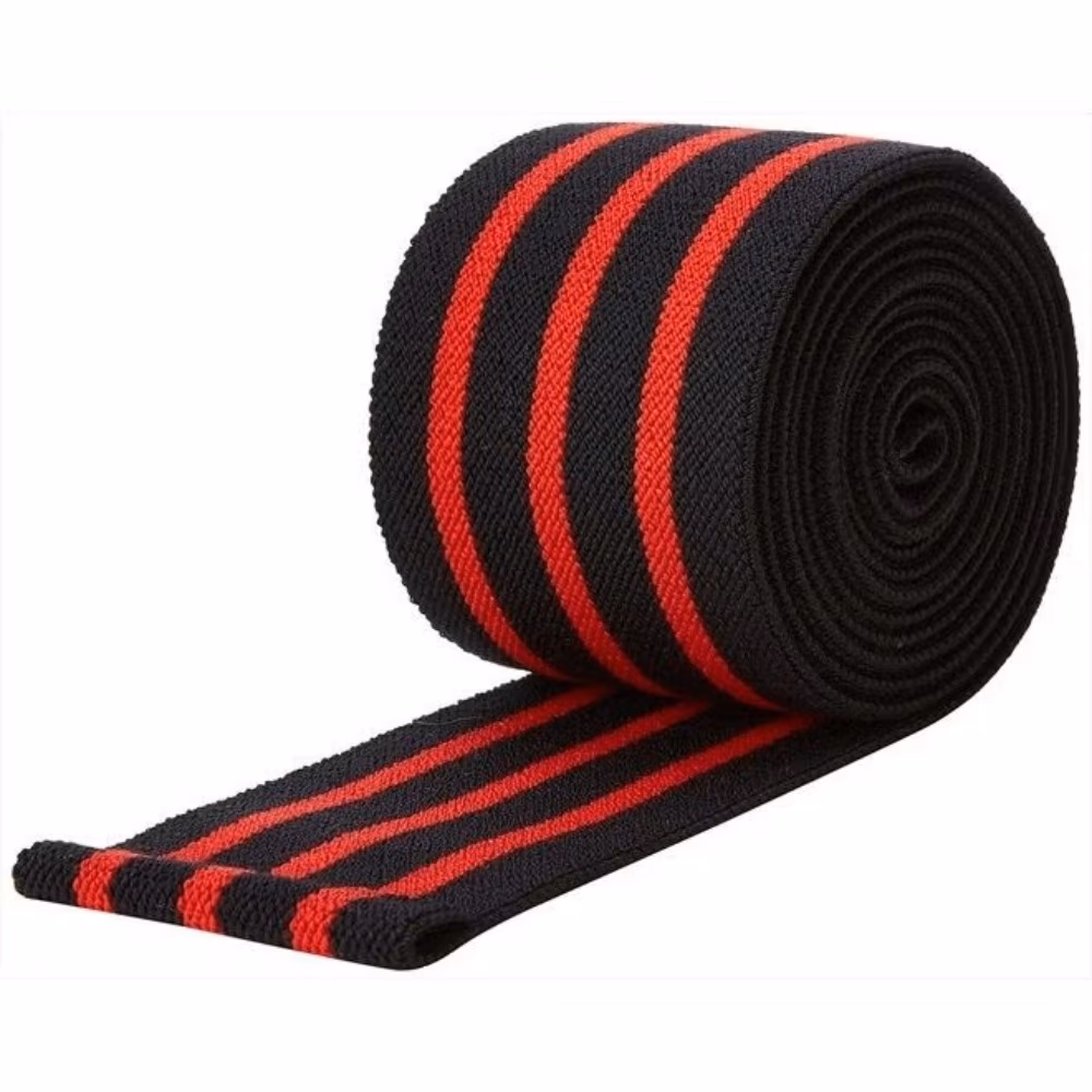 Schiek Knee Wraps Black Out with Velcro 1178S