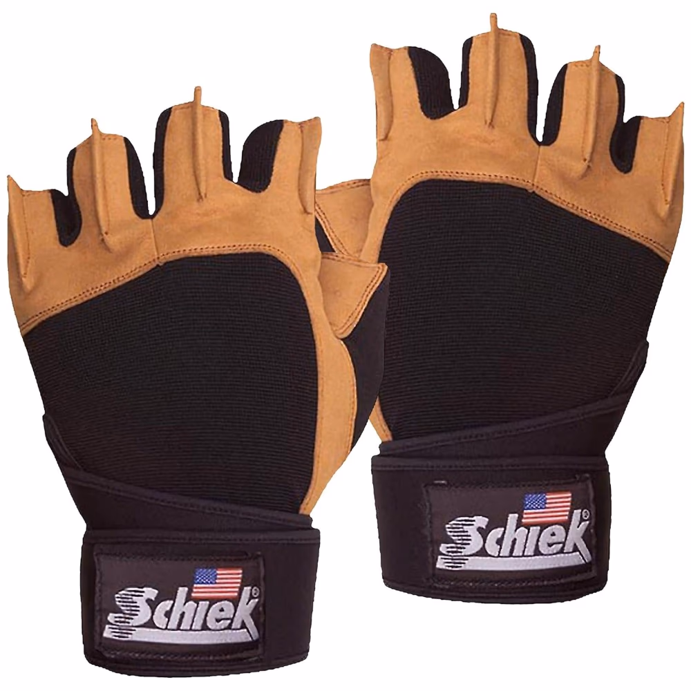 Schiek Power Lifting Gloves with Wrist Wrap Medium 1