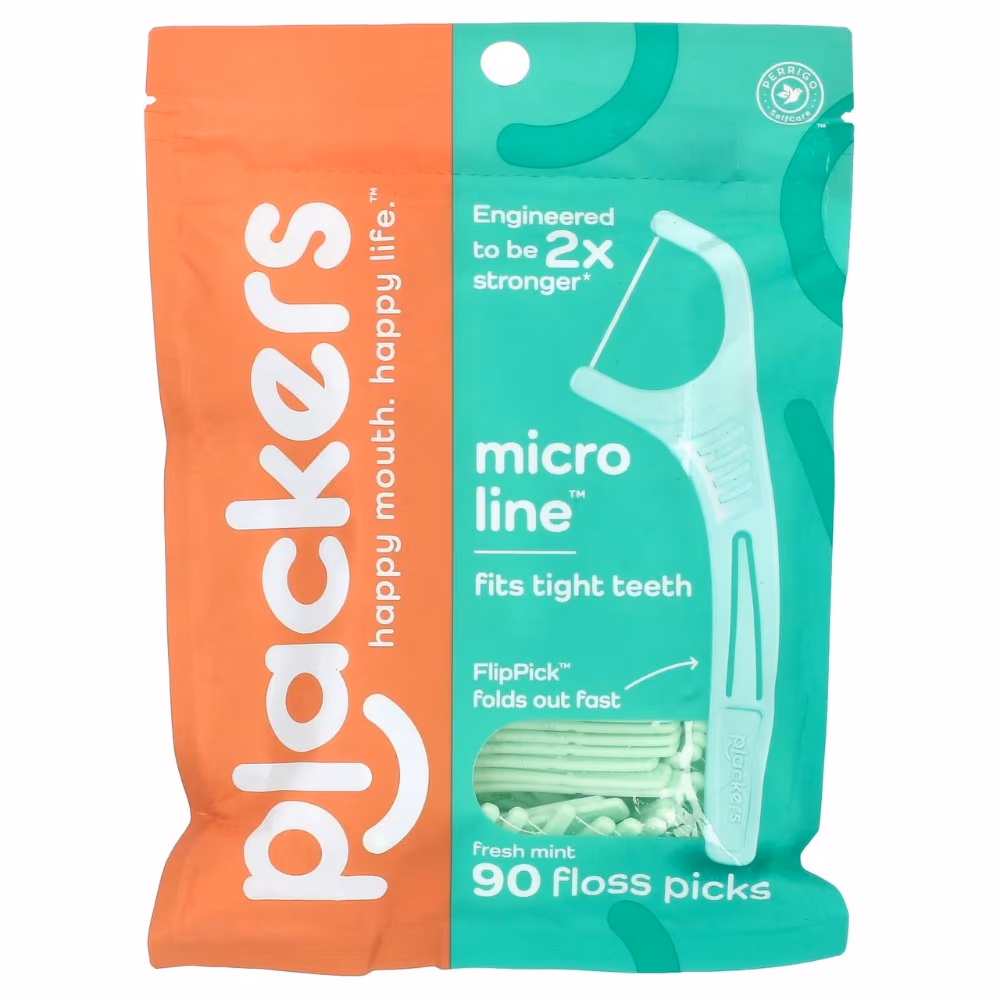 Plackers Micro Mint Dental Flossers 90s 1