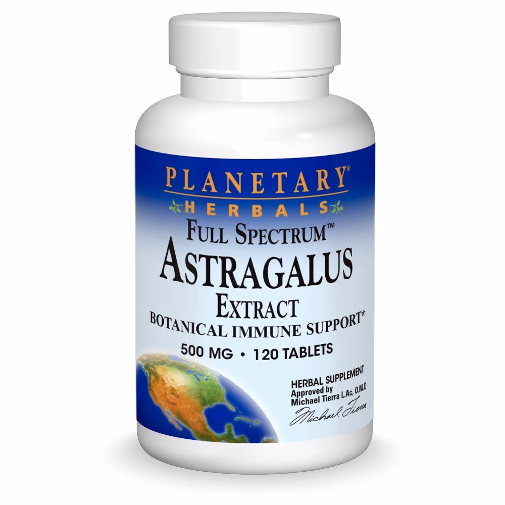 Planetary Astragalus Extract 500mg Tab 120s