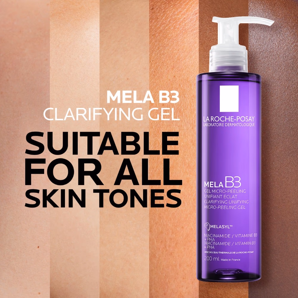 La Roche-Posay Mela B3 Clarifying Micro Peeling Gel (200ml) 4