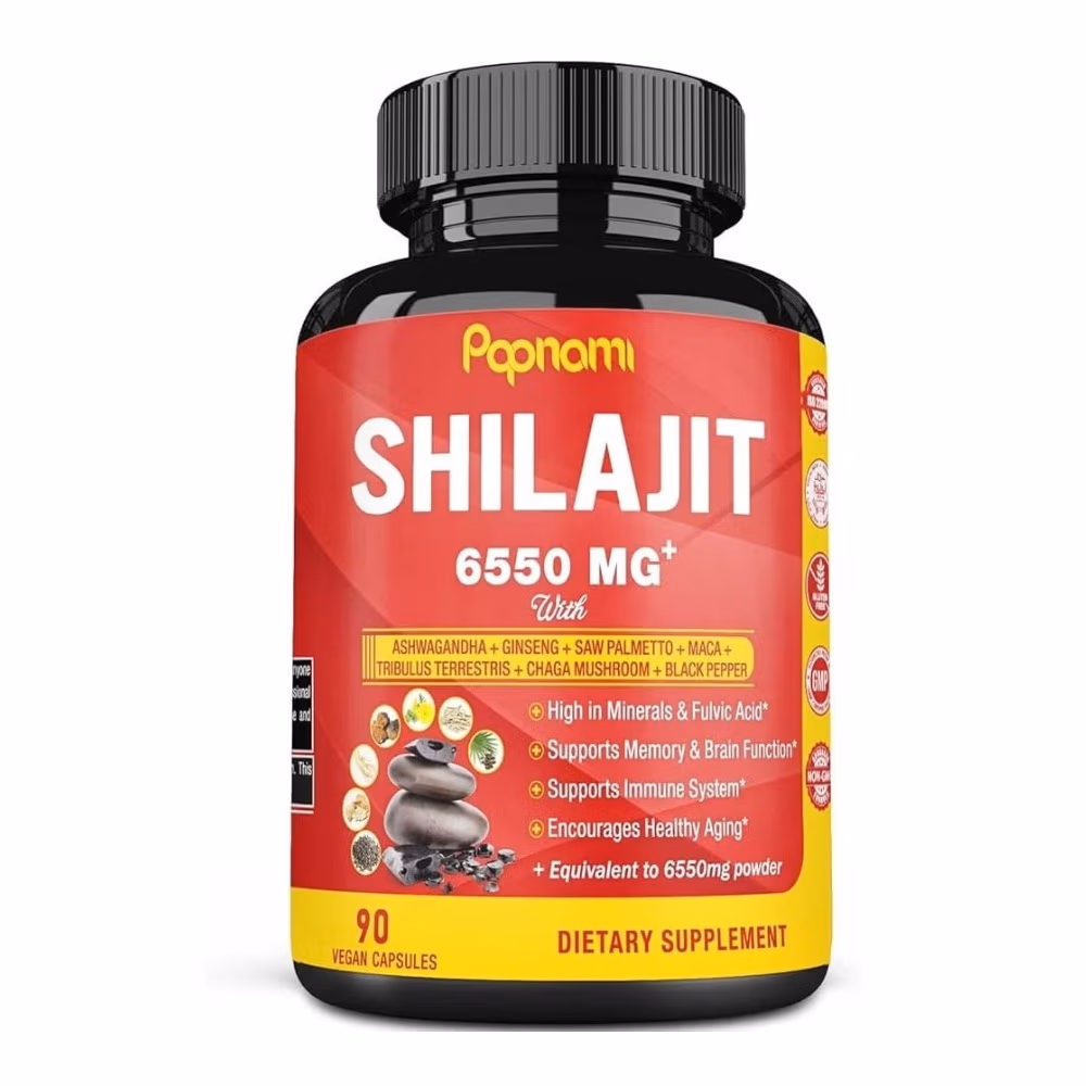 Popnomi Shilajit 6550mg V.Cap 90s 1