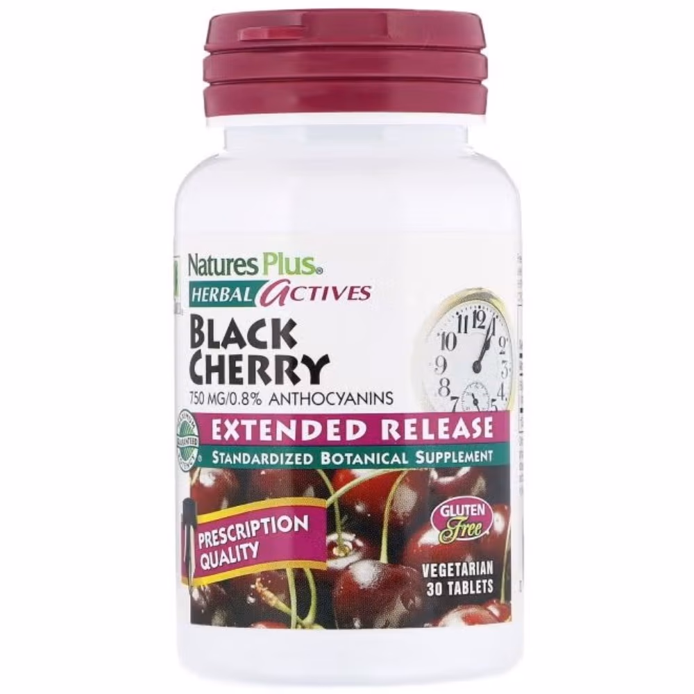 Natures Plus Black Cherry 750mg 30 Tabs