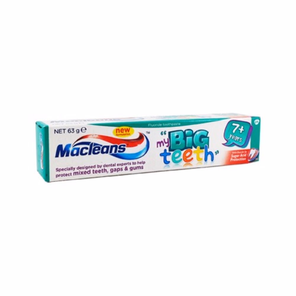 Macleans Big Teeth Toothpaste 7+ Years 63g