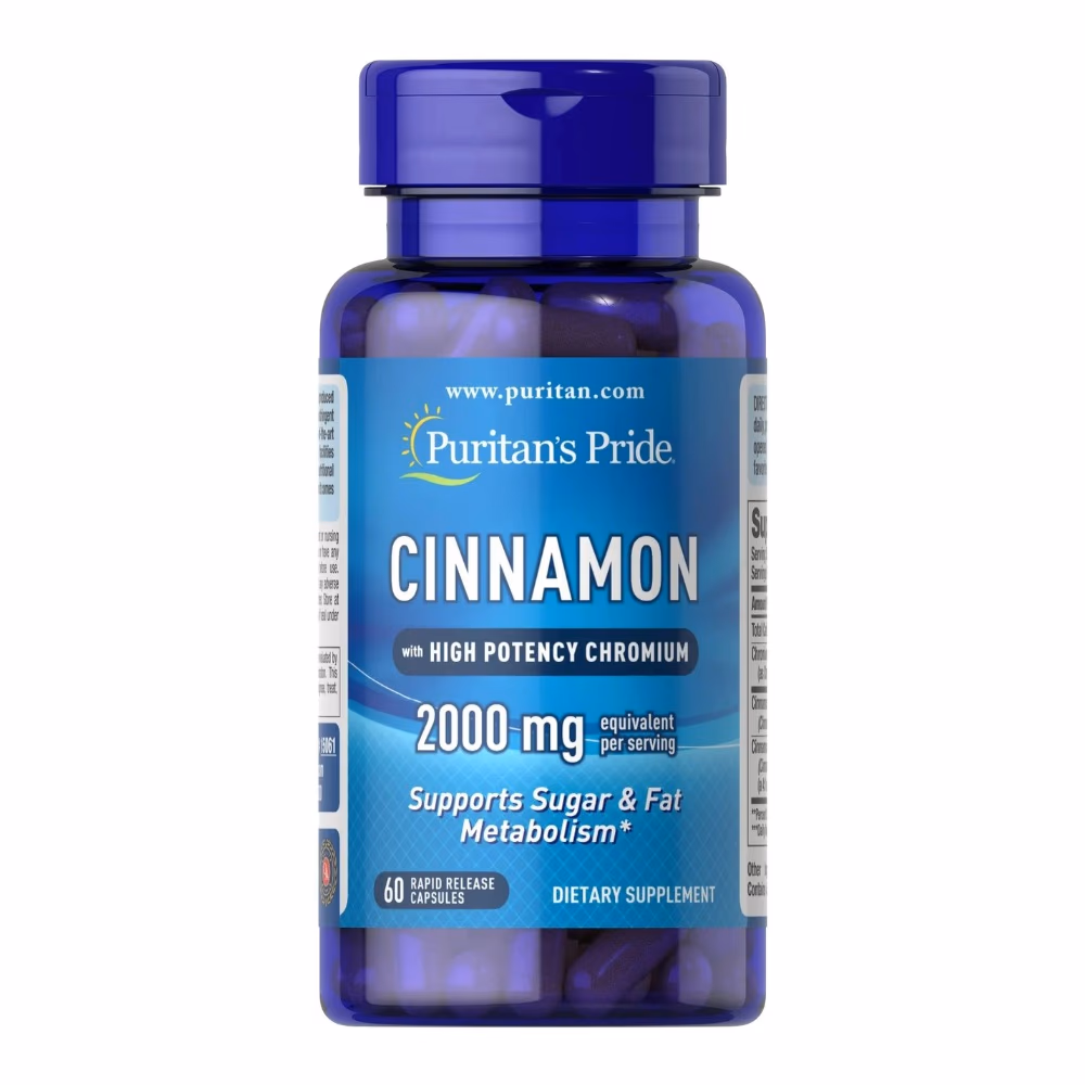 Puritan’s Pride Cinnamon 2000mg 60 Caps