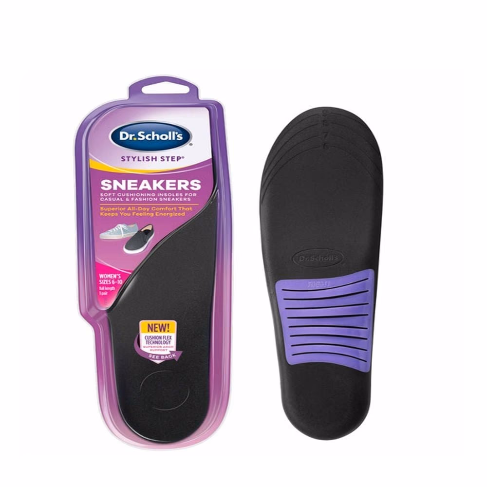 Scholl Stylish Sneaker Insoles Women Size 6 to 10 1