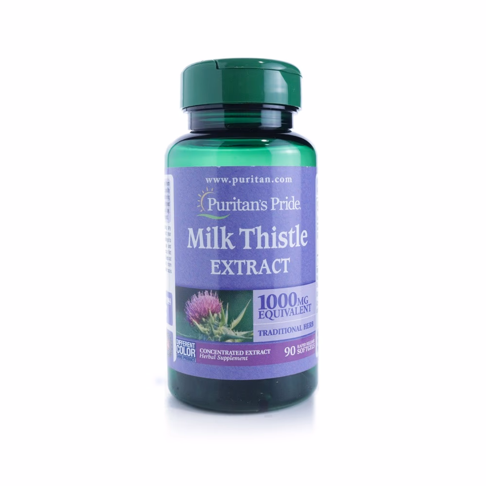 Puritan's Pride Milk Thistle Extract 1000mg 90 Softgels