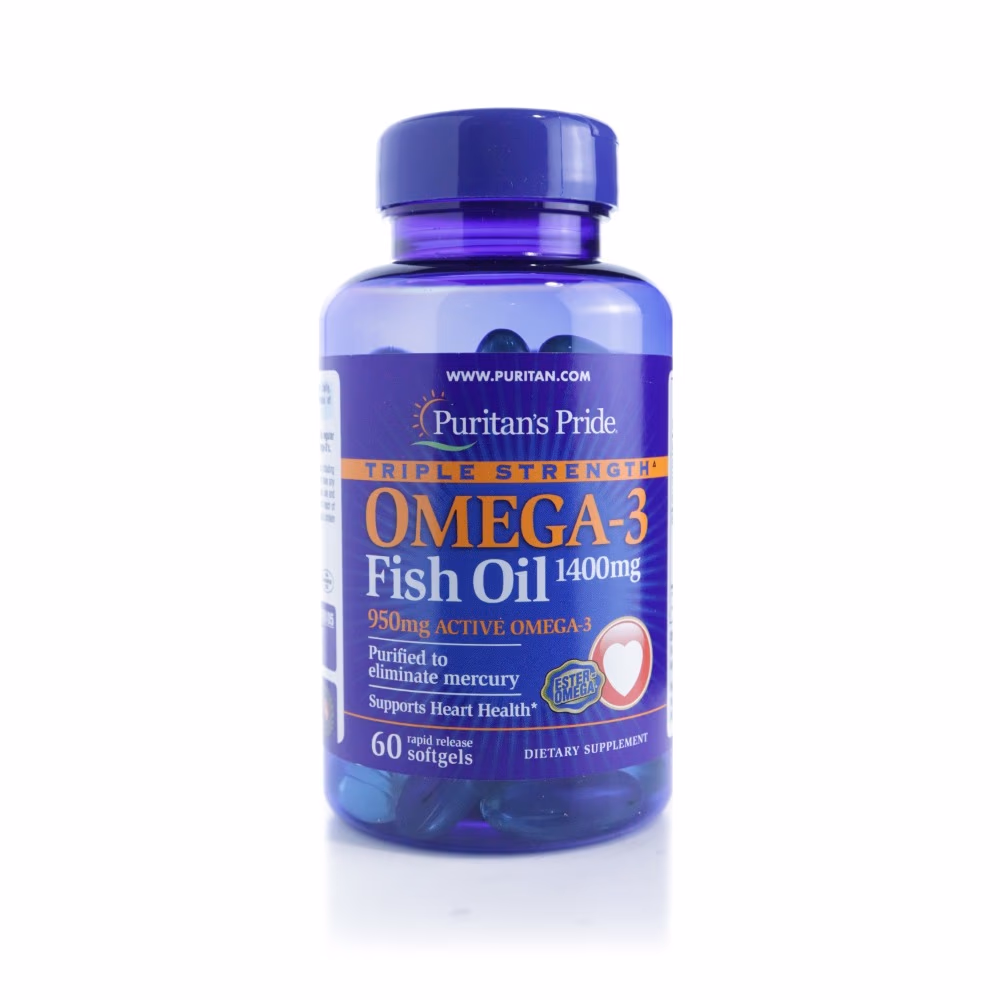 Puritan's Pride Omega 3 1400mg 60 Softgels