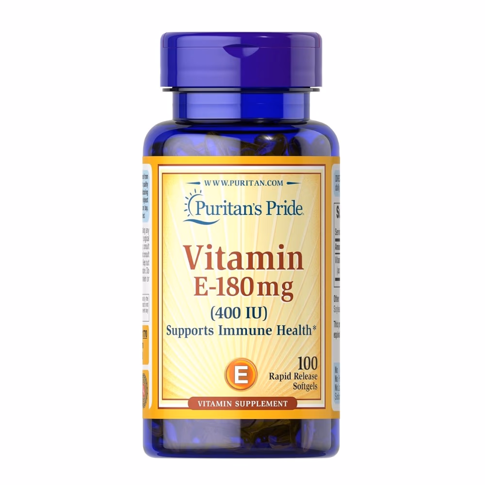 Puritan's Pride Vitamin E 400IU 100 Softgels 1