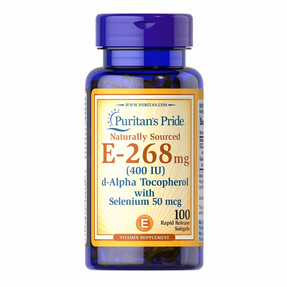 Puritan's Pride Vitamin E 400IU with Selenium 100 Softgels