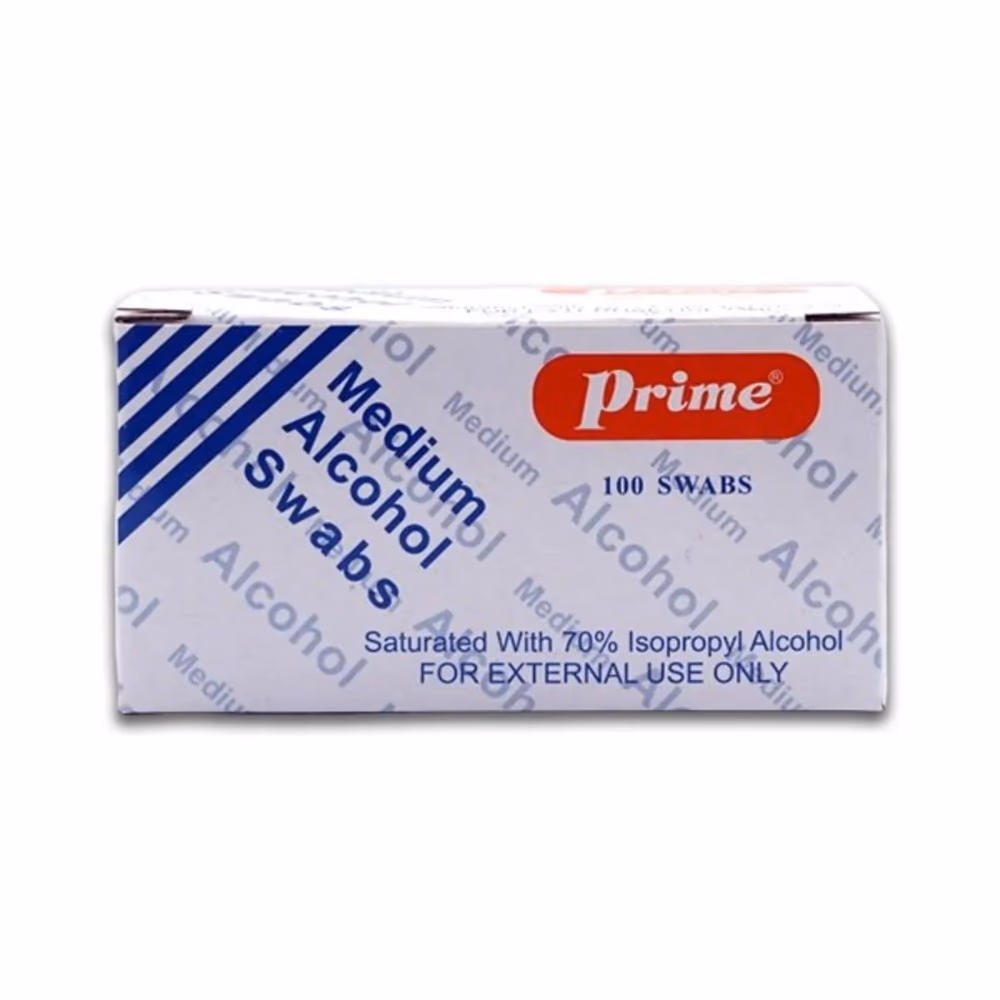 Prime Alcohol Swab 100s