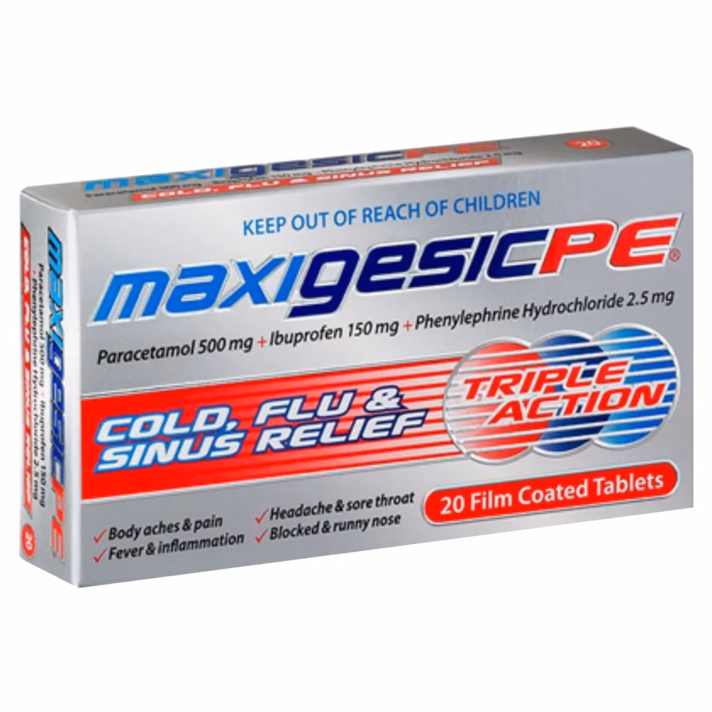 Maxigesic PE Tablets 20s 1