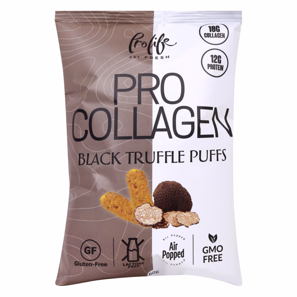 PRO LIFE Pro Collagen Puffs Black Truffle 60g  1