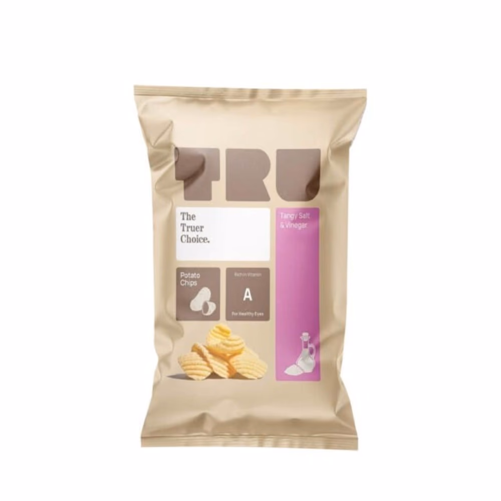 PRO LIFE Tru Potato Chips Tangy Salt Vinegar 45g