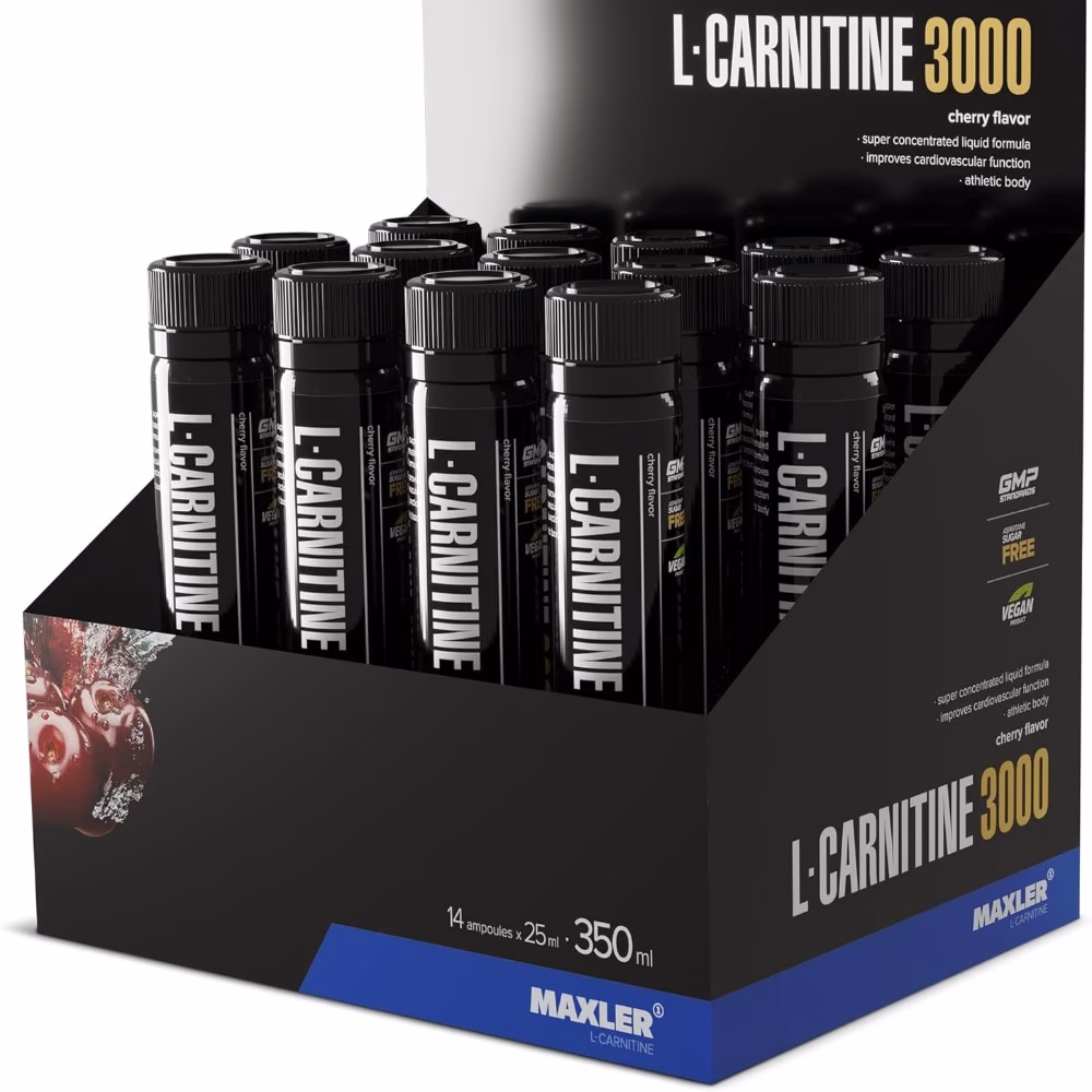 Maxler L-Carnitine 3000 Shots Cherry flavor