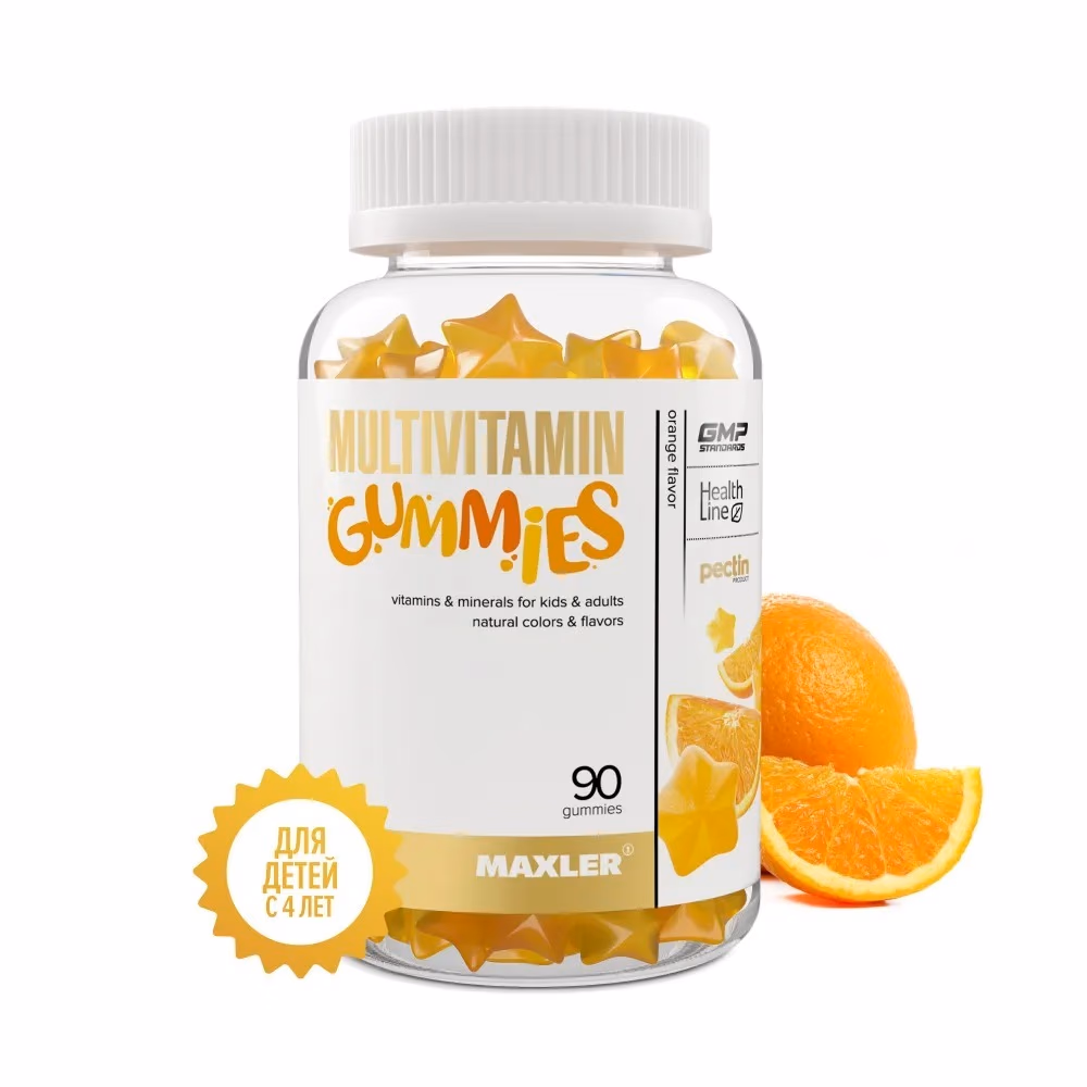 Maxler Multivitamin Orange Gummies 90S