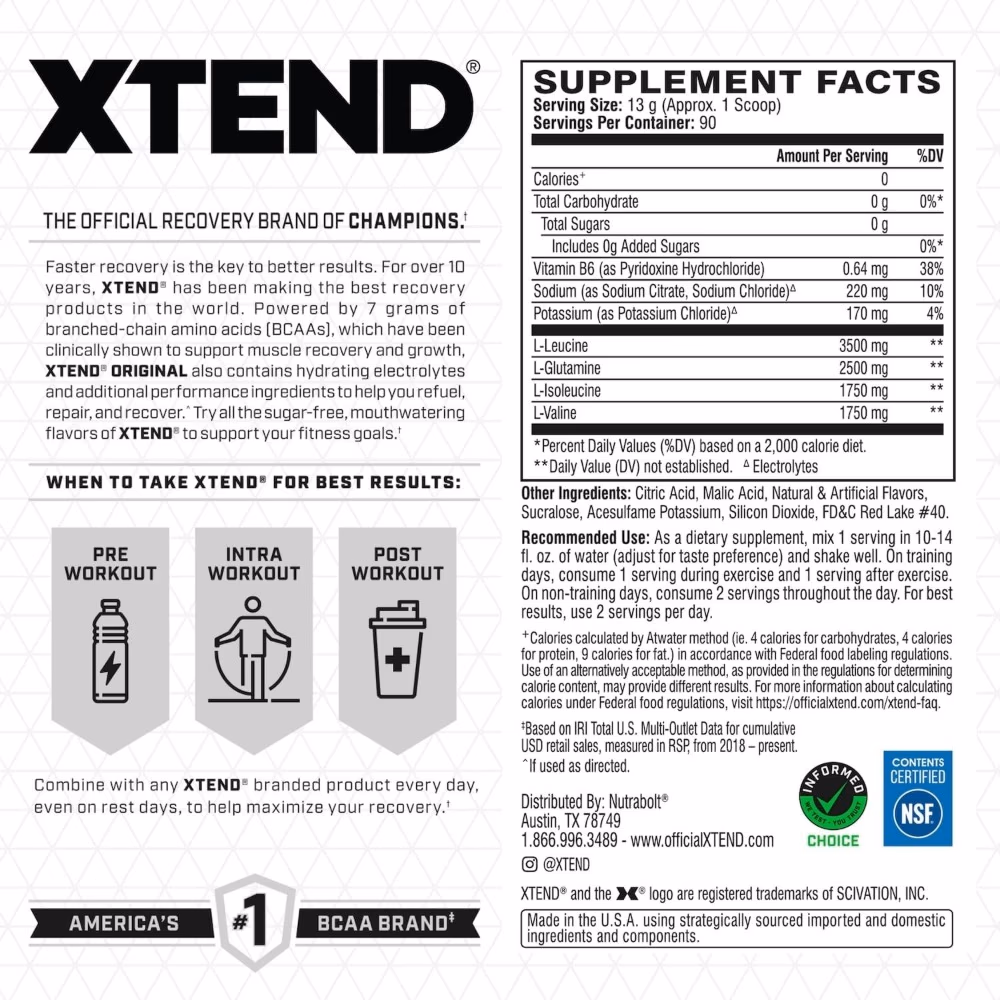 Scivation Xtend Strawberry Kiwi 90s 2