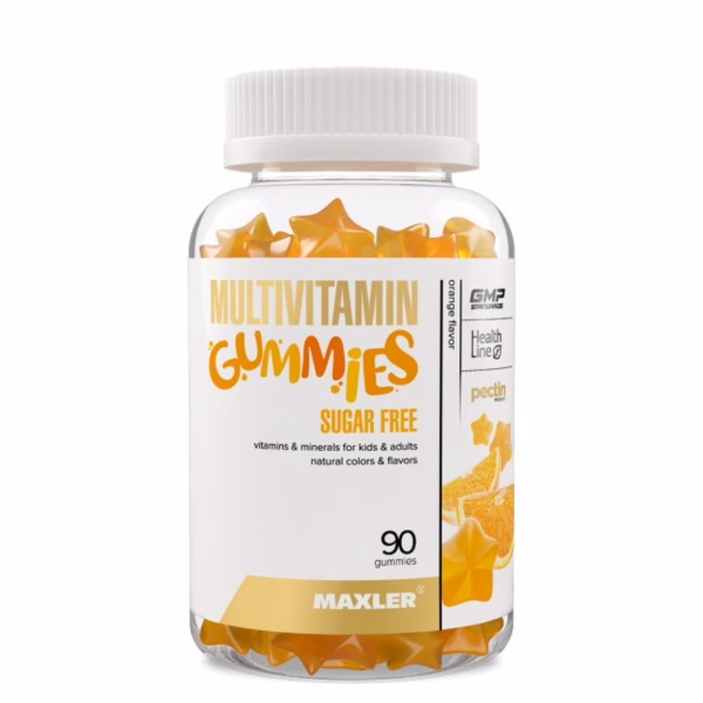 Maxler Multivitamin Sugar Free Orange Gummies 90S 1
