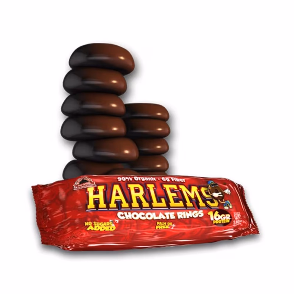MaxProtein Harlems Chocolate Rings Dark Chocolate 110g