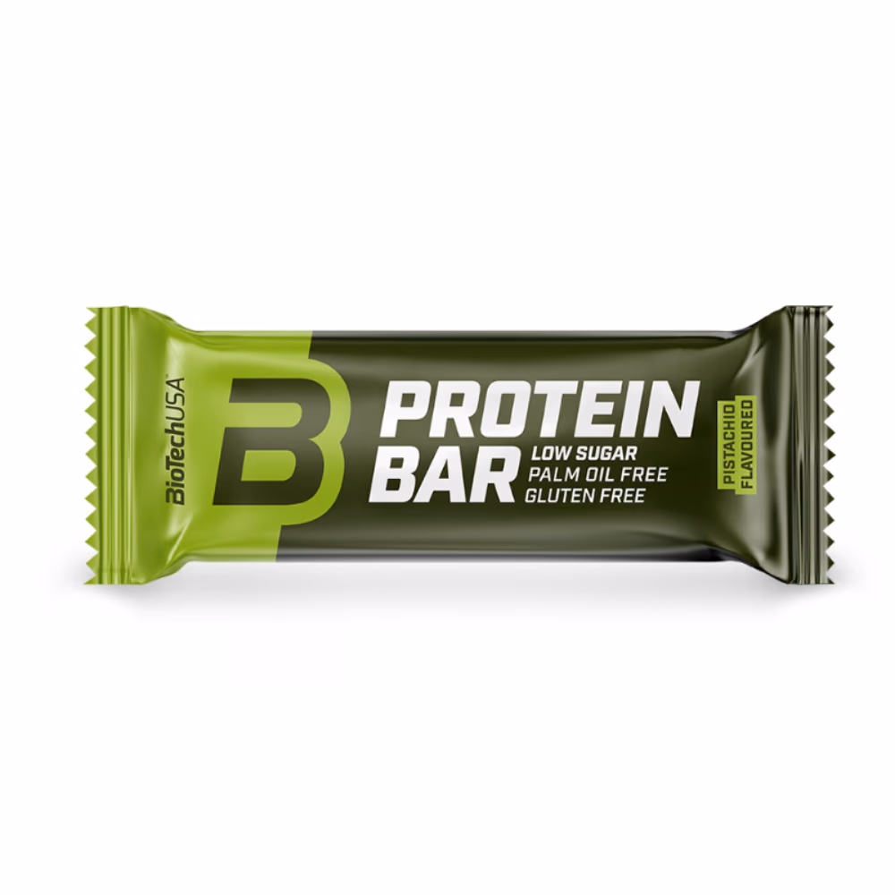 BioTechUSA Protein Bar Pistachio 70g: High-Protein Snack for Muscle Support & On-the-Go Nutrition
