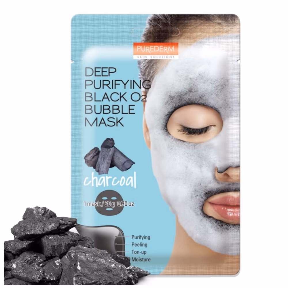 Purederm Deep Purifying Black Bubble Mask 20g ADS-370 1