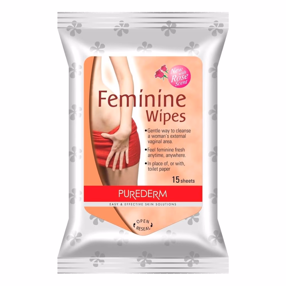 Purederm Feminine Hygiene Wipes 15s 1