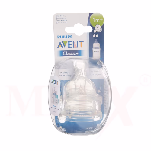 Phillips Avent Scf 632/27 Classic Plus Teats 2 Hole 1M+ 2S