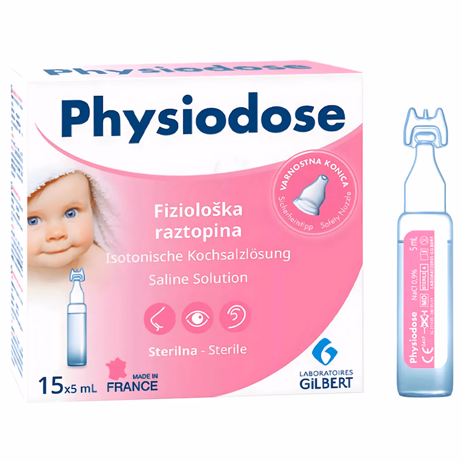 Physiodose Saline Solution 15 x 5ml
