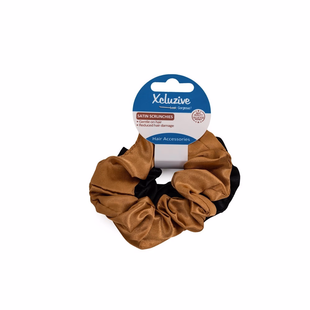 Xcluzive Satin Scrunchies – 2 pcs