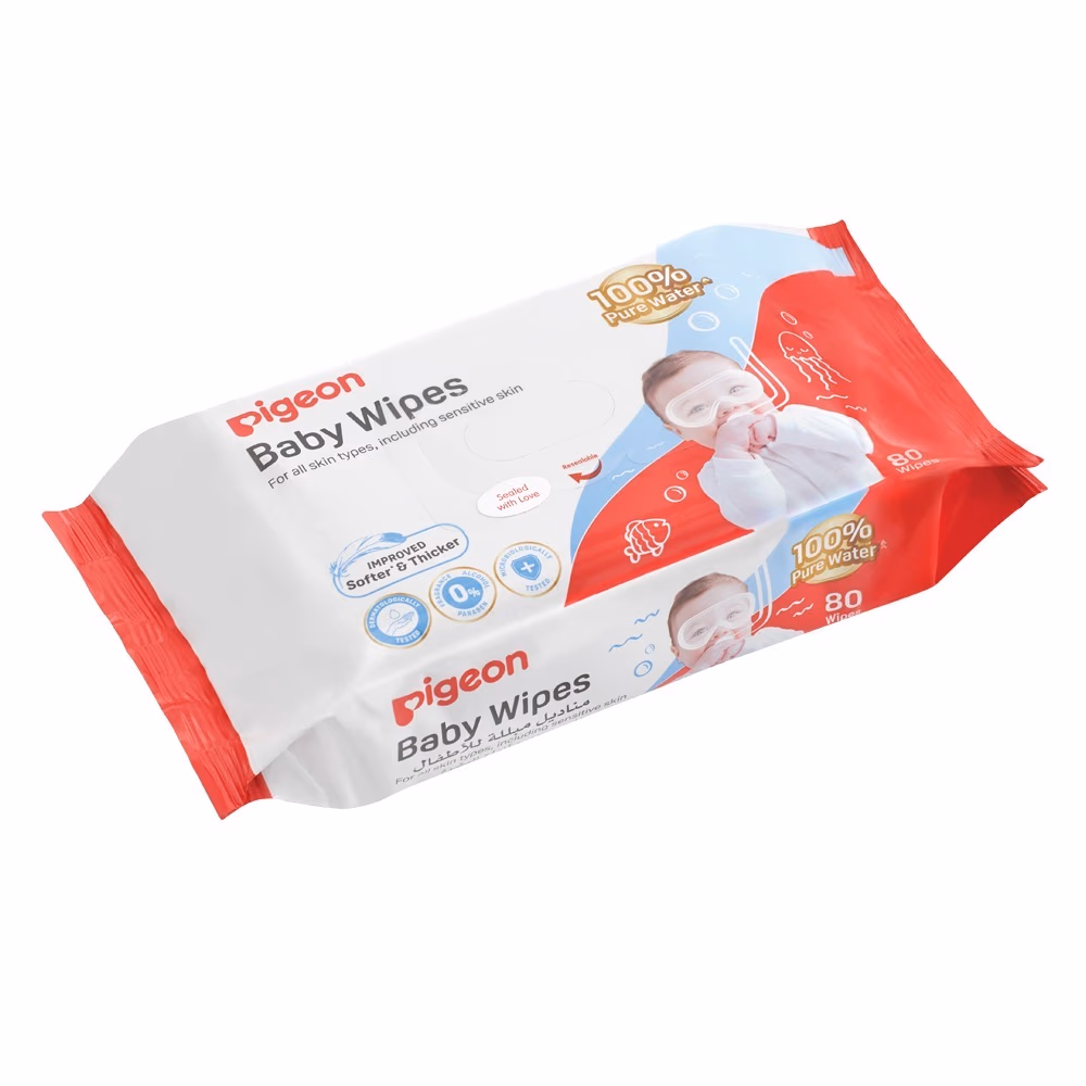 Pigeon Baby Water Wipes 80s 1