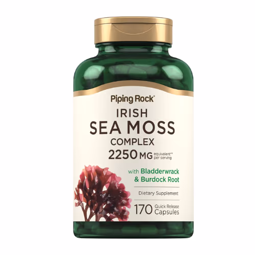 Piping Rock Irish Sea Moss Complex 2250mg 180 Capsules