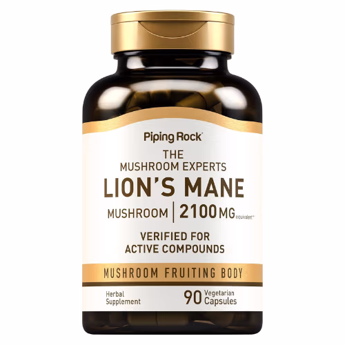 Piping Rock Lions Mane 2100mg 90 Capsules