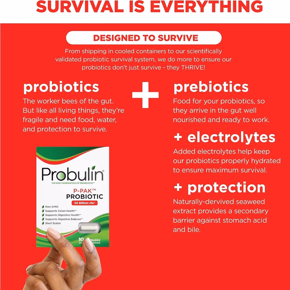 Probulin P Pak Probiotic 20B 10 Caps 3
