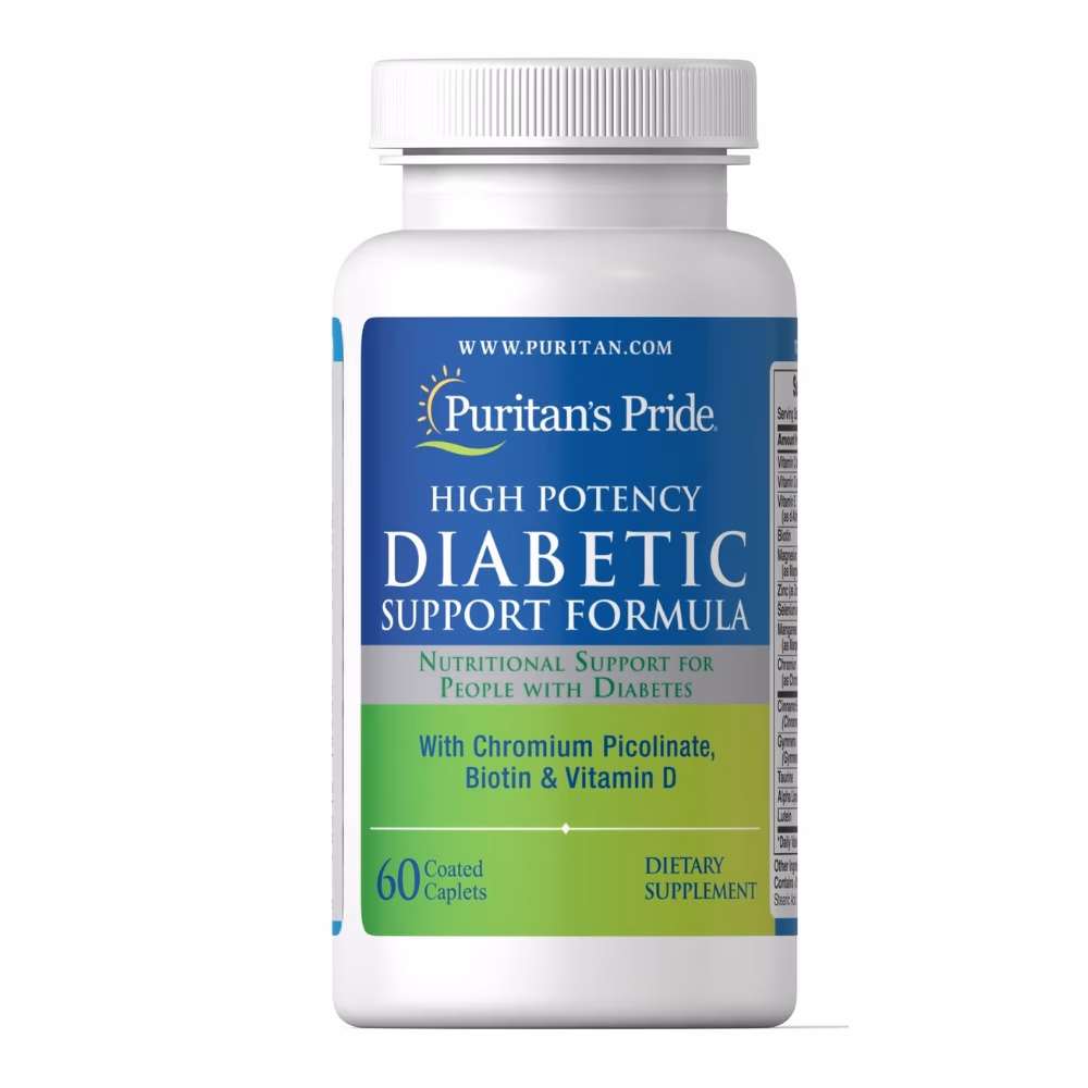 Puritan's Pride Diabetic Support Formula 60 Tabs 1