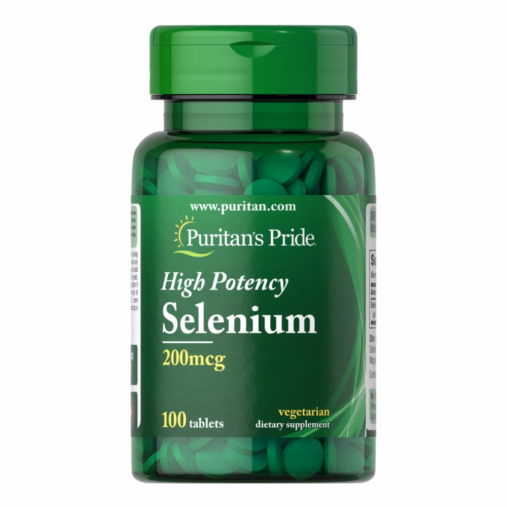 Puritan's Pride High Potency Selenium 200mcg 100 Tabs