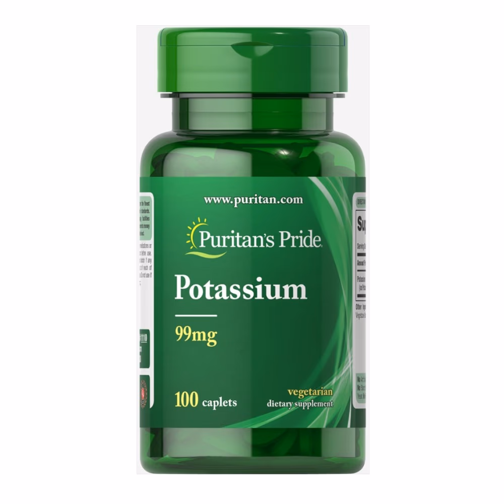 Puritans Pride Potassium 99mg 100 Tablets