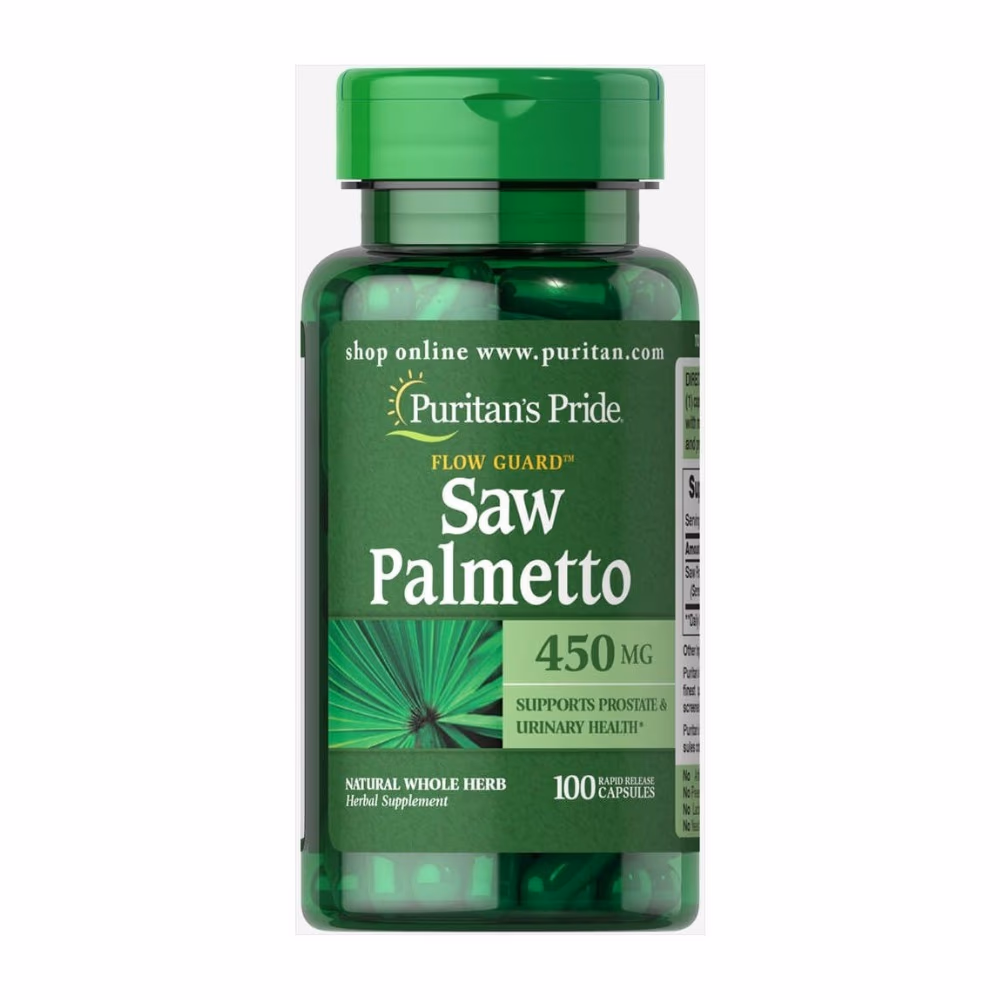 Puritan's Pride Saw Palmetto 450mg 100 Capsules 1