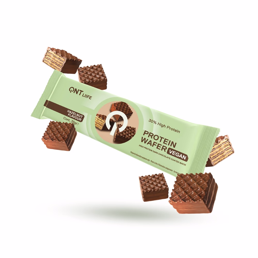 QNT Vegan Protein Wafer 35GM Hazelnut