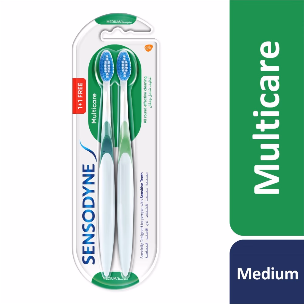 Sensodyne Toothbrush Multi Care Medium 1 + 1