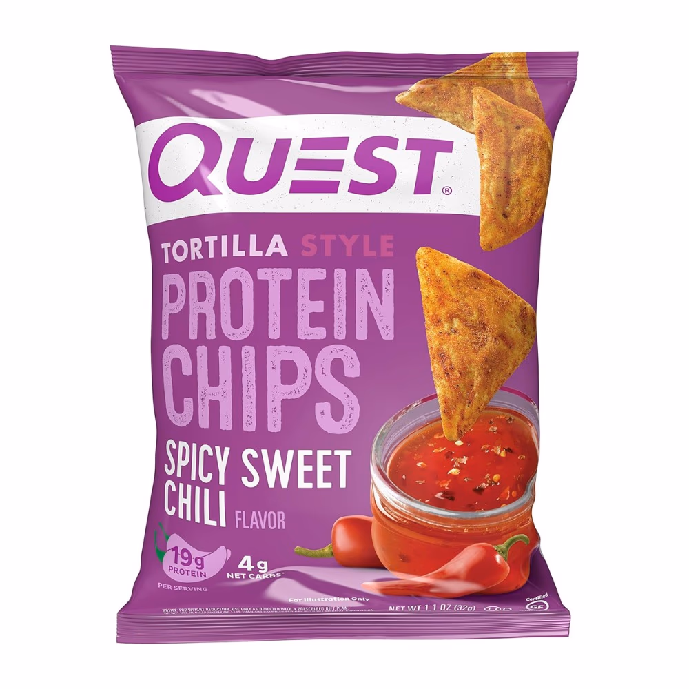 Quest Tortilla Protein Chips Spicy Sweet Chilli 32g 1
