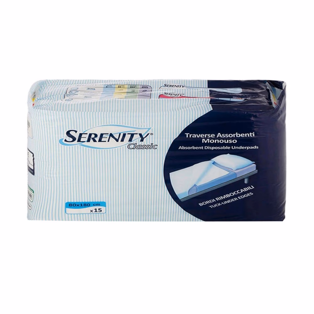 Serenity Underpads 80 x 180 cm 15s