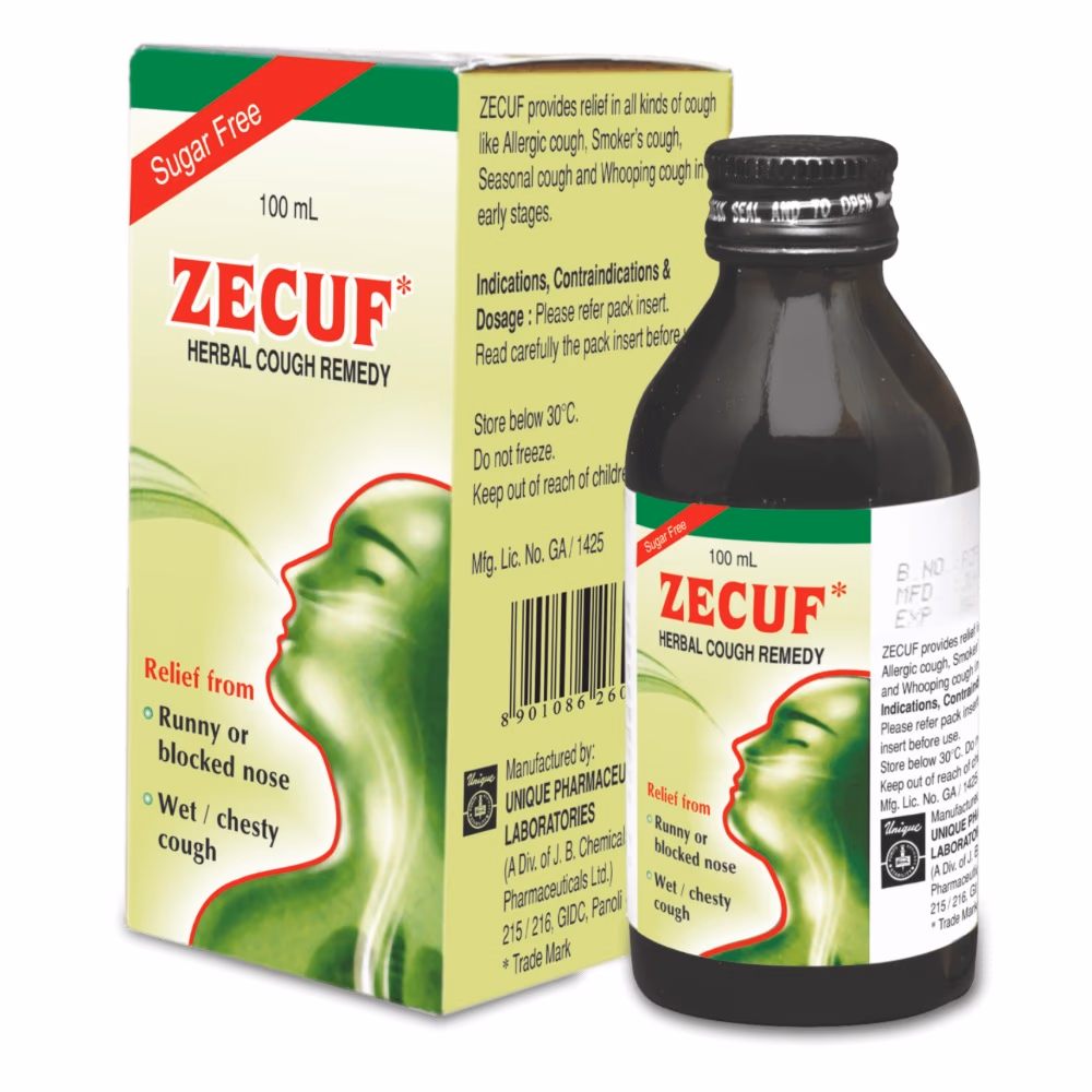 Zecuf Herbal Cough Syrup 100ml 1