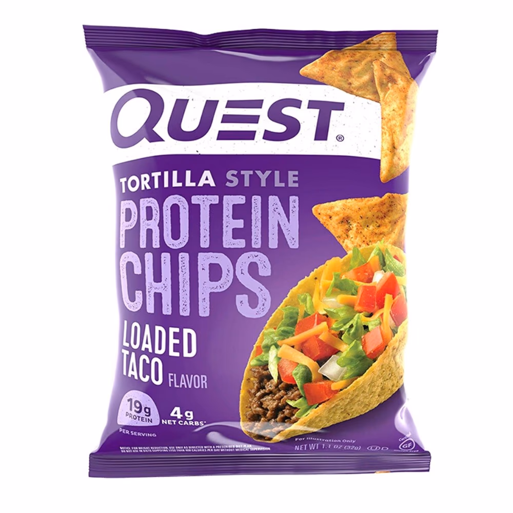 Quest Tortilla Protein Chips Loaded Taco 32g