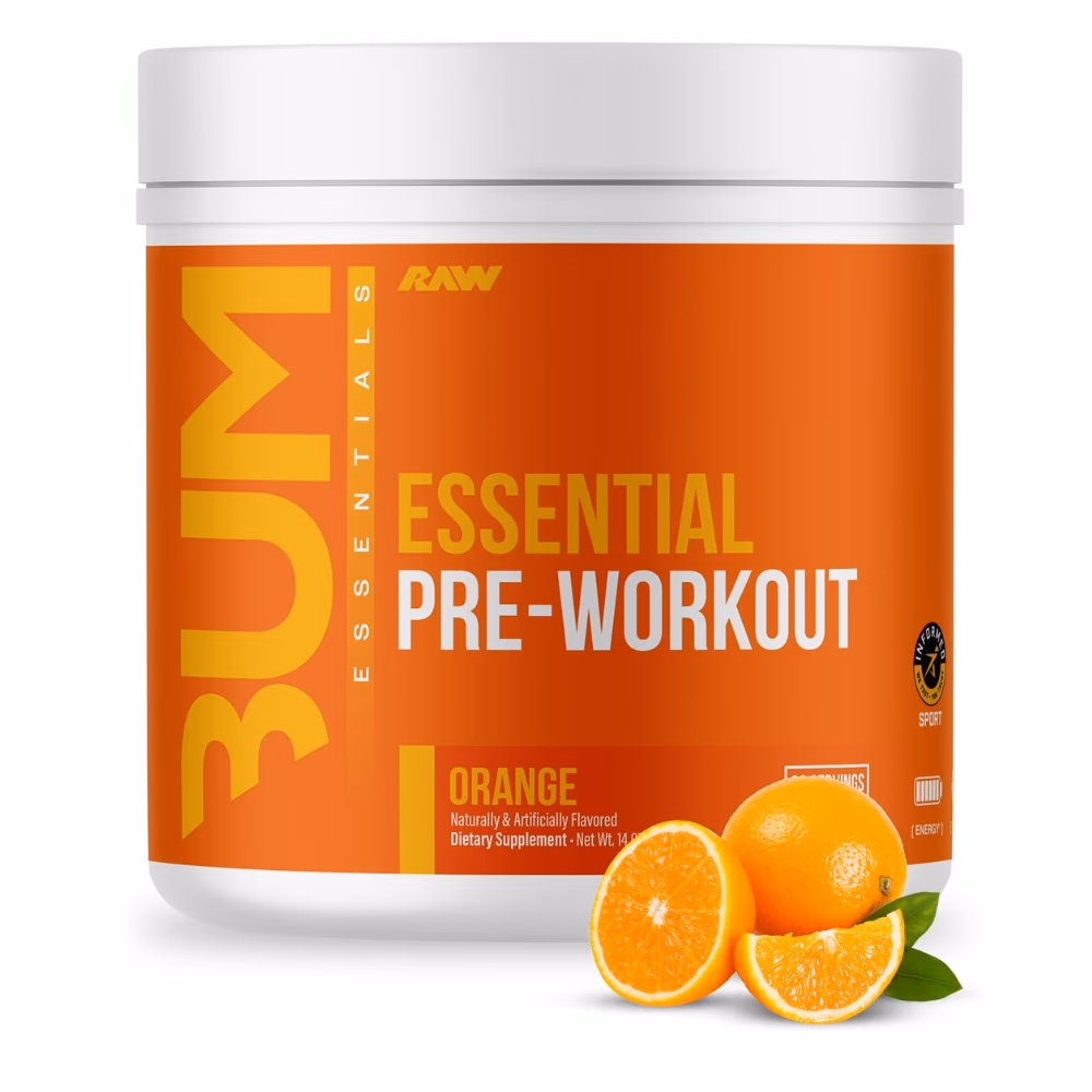 Raw Bum Essential Pre-Workout Orange 399g