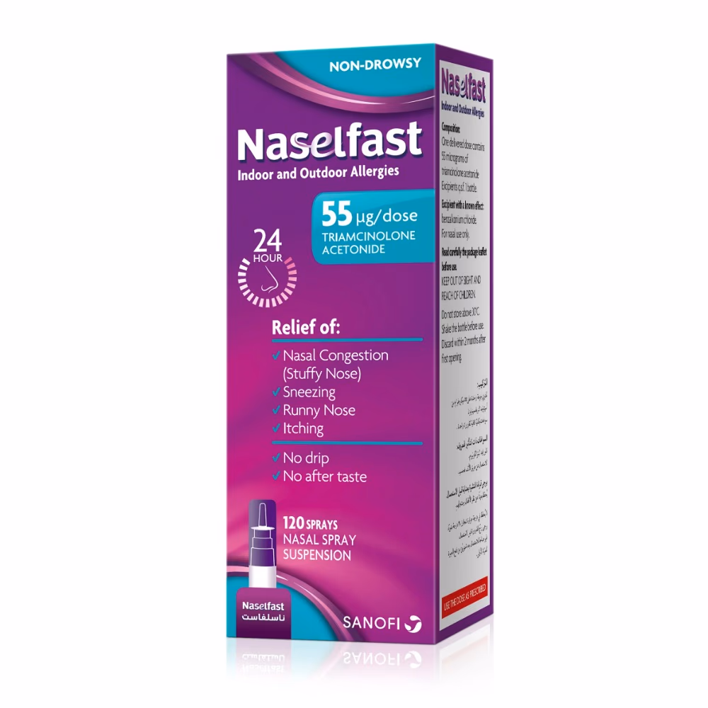 Naselfast Nasal Spray 120 Doses 1