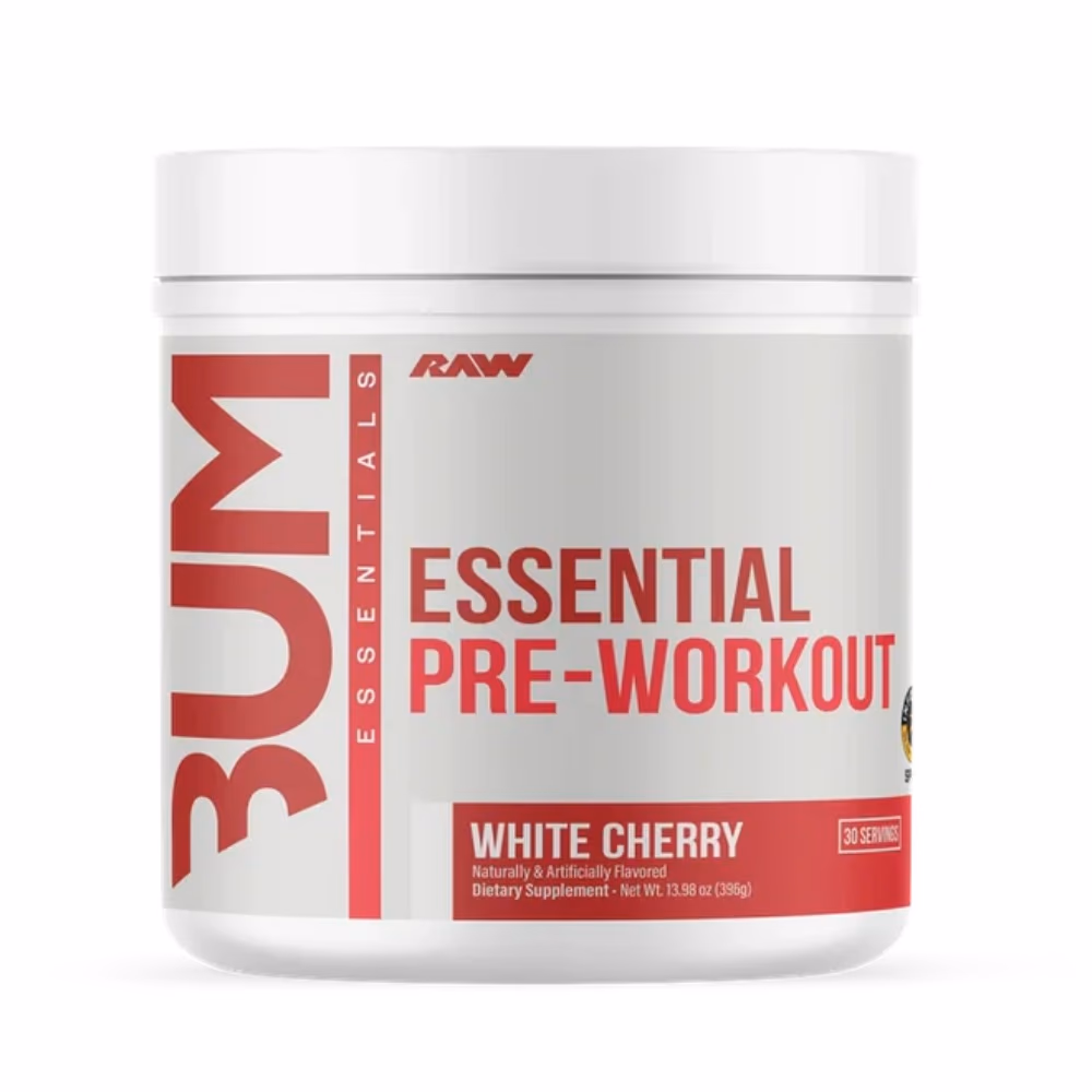 Raw Bum Essential Pre-Workout 395GM White Cherry