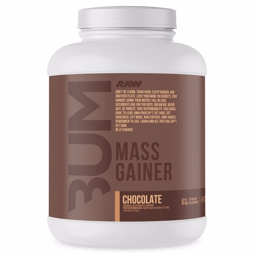 Raw Bum Mass Gainer 6lb Chocolate 1