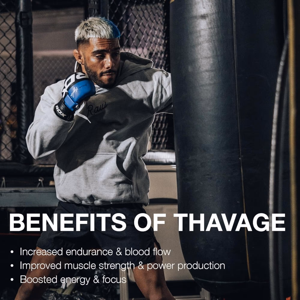 Raw Bum Thavage Pre-Workout 512g Raspberry Lemonade 4