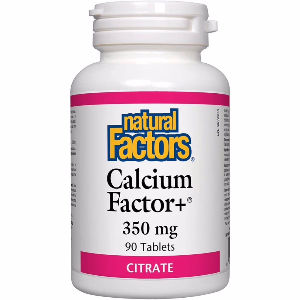 Natural Factors Calcium Factor+ 350 mg 90s