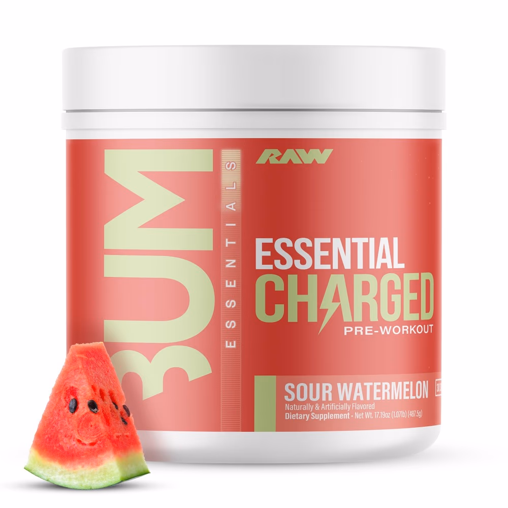 Raw Essential Charged Pre-Workout Watermelon 400g